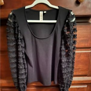 Anthropologie black top Dolan brand